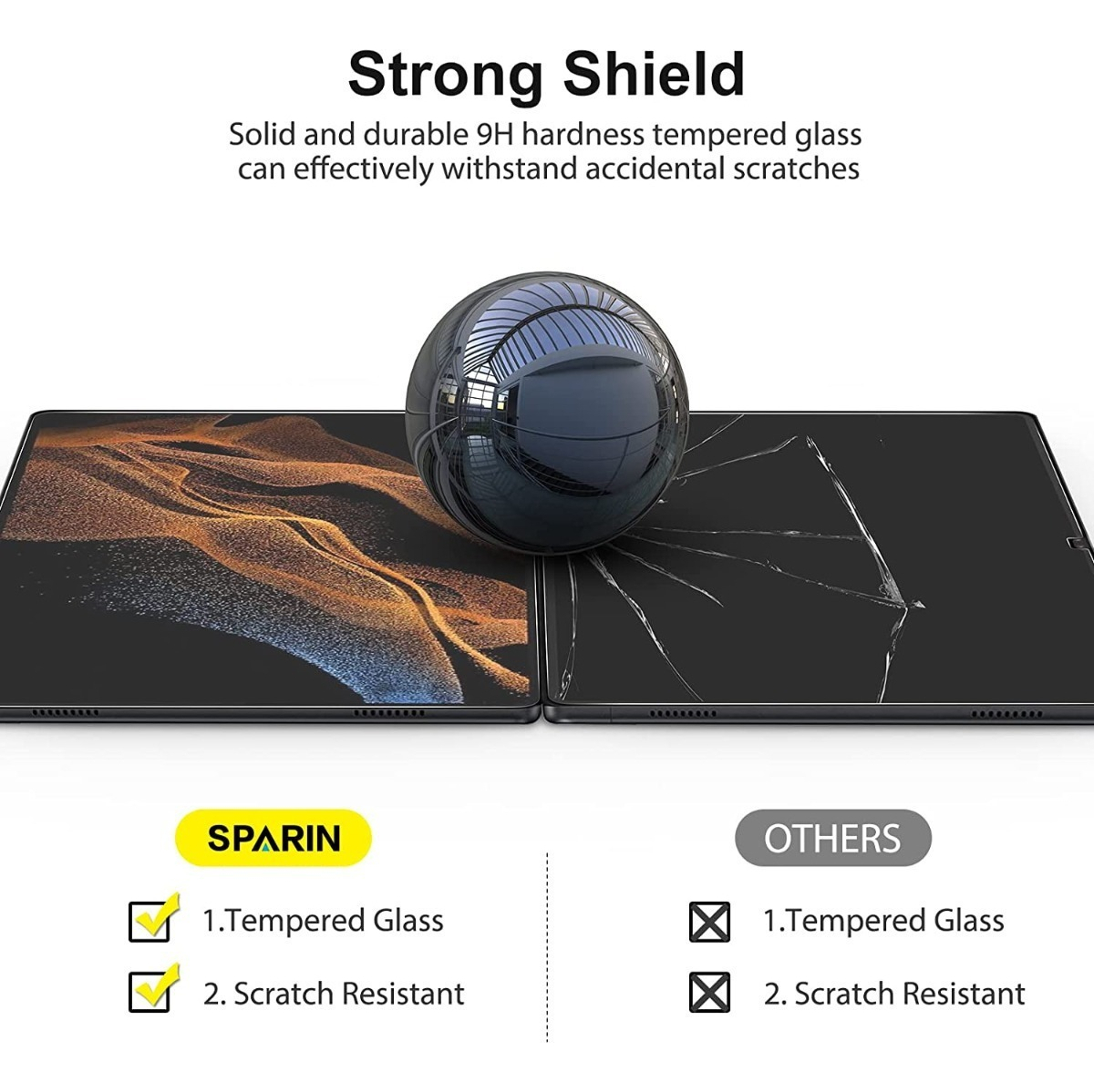 MICA VIDRIO SPARIN 2PACK PARA GALAXY TAB S11 ULTRA X930 X936 - 3