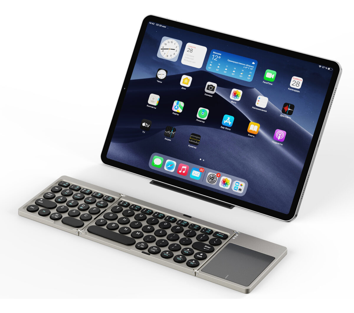 TECLADO PORTÁTIL TOUCHFLIP PARA IPAD PRO 9.7 A1673 A1674 - 2