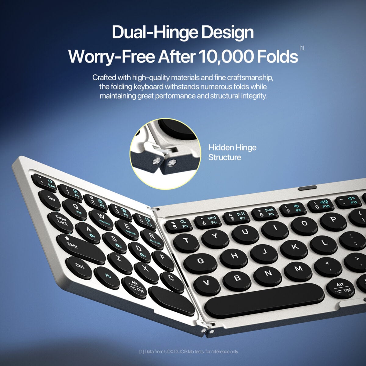 TECLADO PORTÁTIL TOUCHFLIP PARA IPAD PRO 9.7 A1673 A1674 - 5