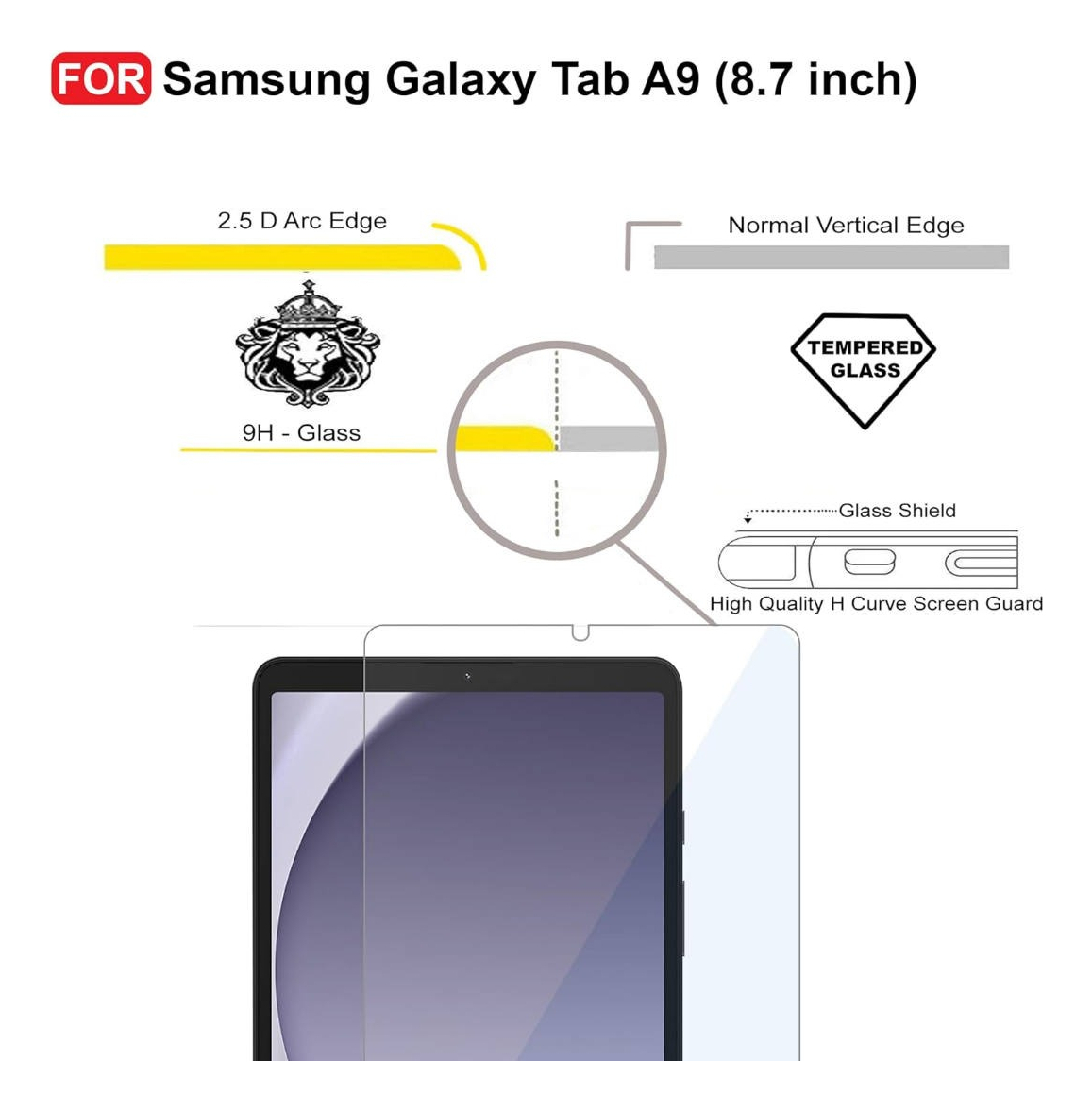 MICA PROTECTOR DE PANTALLA PARA GALAXY TAB A11 8.7 X130 X133 - 2