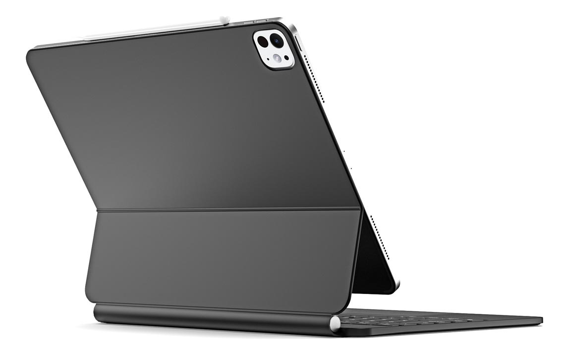 TECLADO MAGNÉTICO PARA IPAD PRO 13 M5 2025 NEGRO A3360 A3361 - 2
