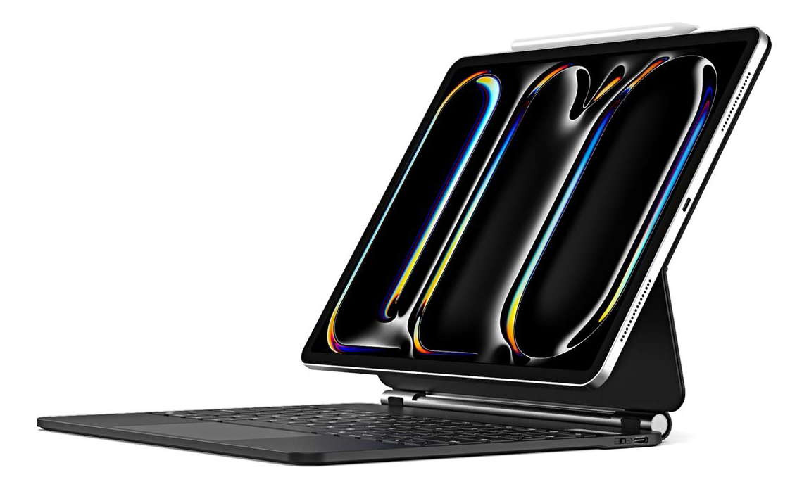 TECLADO MAGNÉTICO PARA IPAD PRO 13 M5 2025 NEGRO A3360 A3361 - 3
