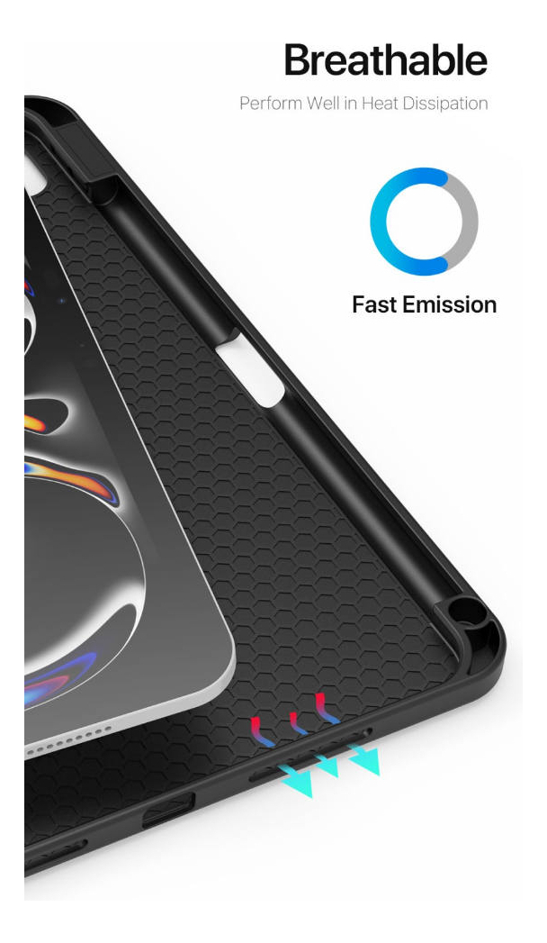 CASE + MICA DUX DUCIS PARA IPAD PRO 11 M5 (2025) A3357 A3358 - 4