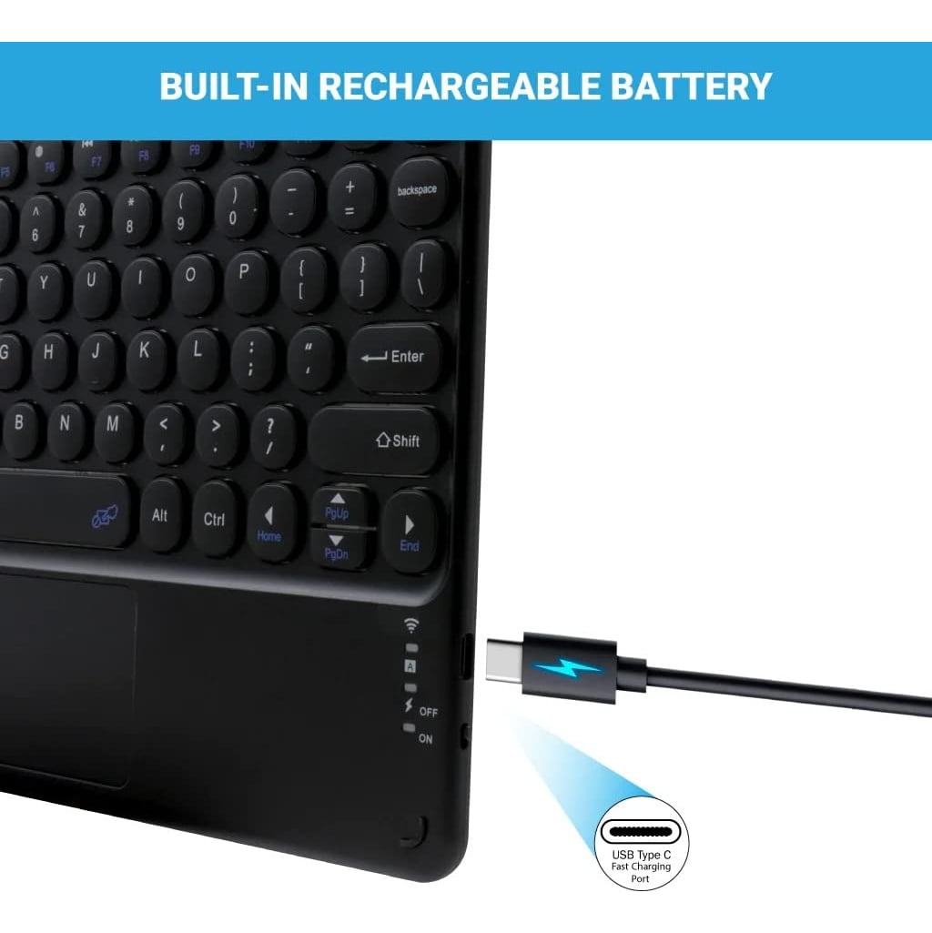 TECLADO PORTÁTIL TOUCHPAD PARA GALAXY TAB S10 FE PLUS X620 - 2