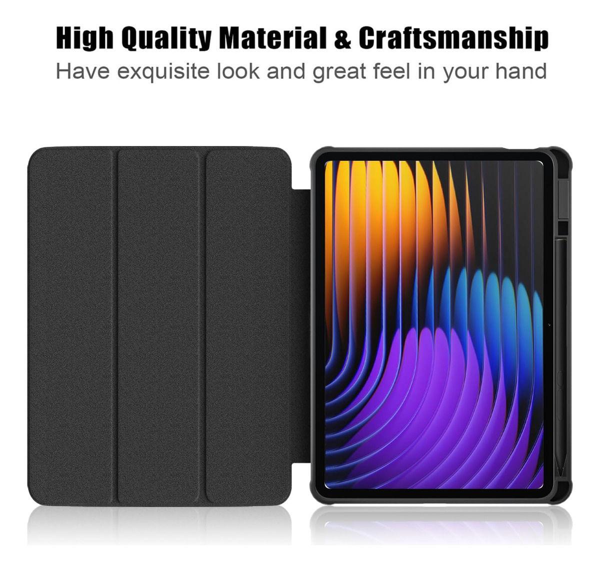 CASE PARA XIAOMI PAD 7 | PAD 7 PRO CON PORTALÁPIZ CLEAR - 4