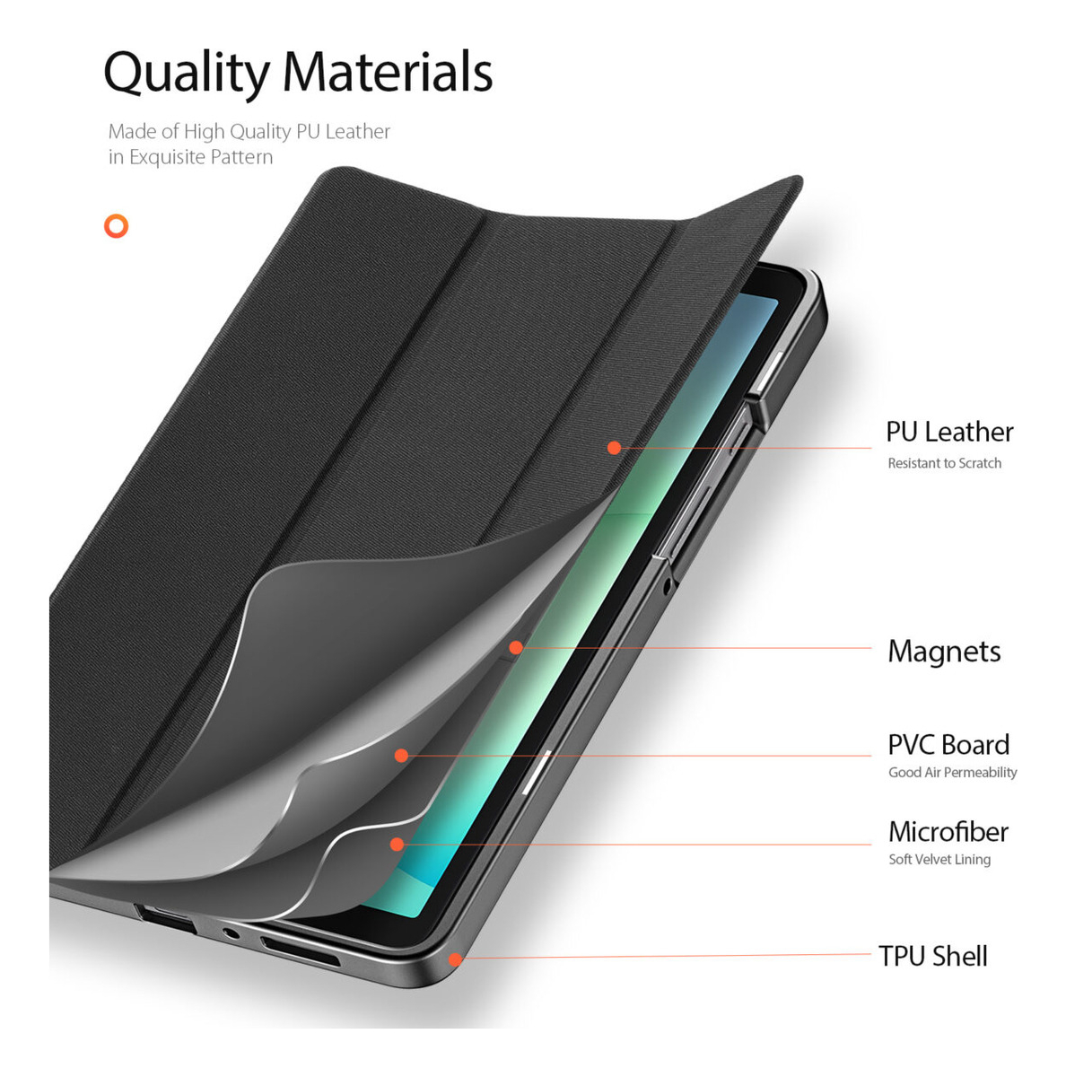 FUNDA CASE DUX DUCIS PARA GALAXY TAB A11 8.7 X130 (2025) - 6