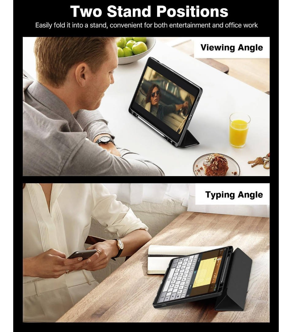 CASE PARA GALAXY TAB A11 8.7 X130 X133 FUNDA ESTUCHE NEGRO - 5