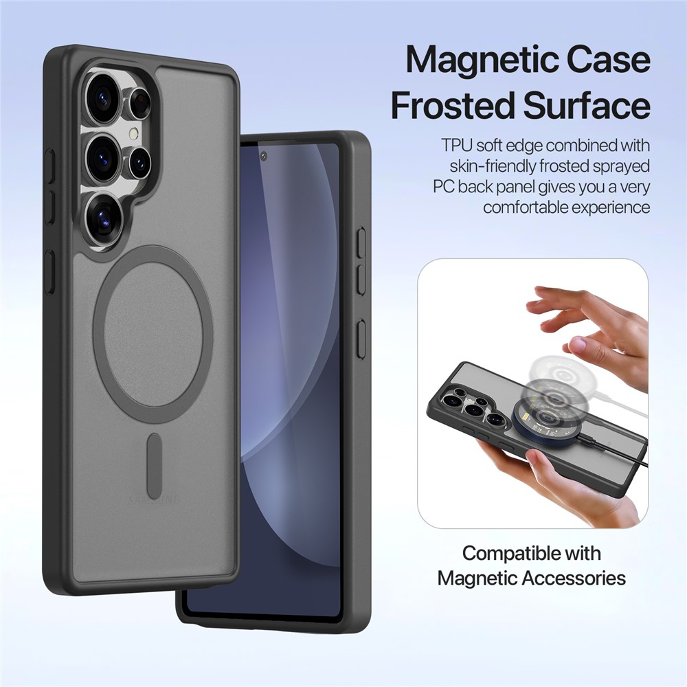 CASE + FLIP COVER (MAG) LEATHER PARA GALAXY S25 ULTRA (2025) - 6