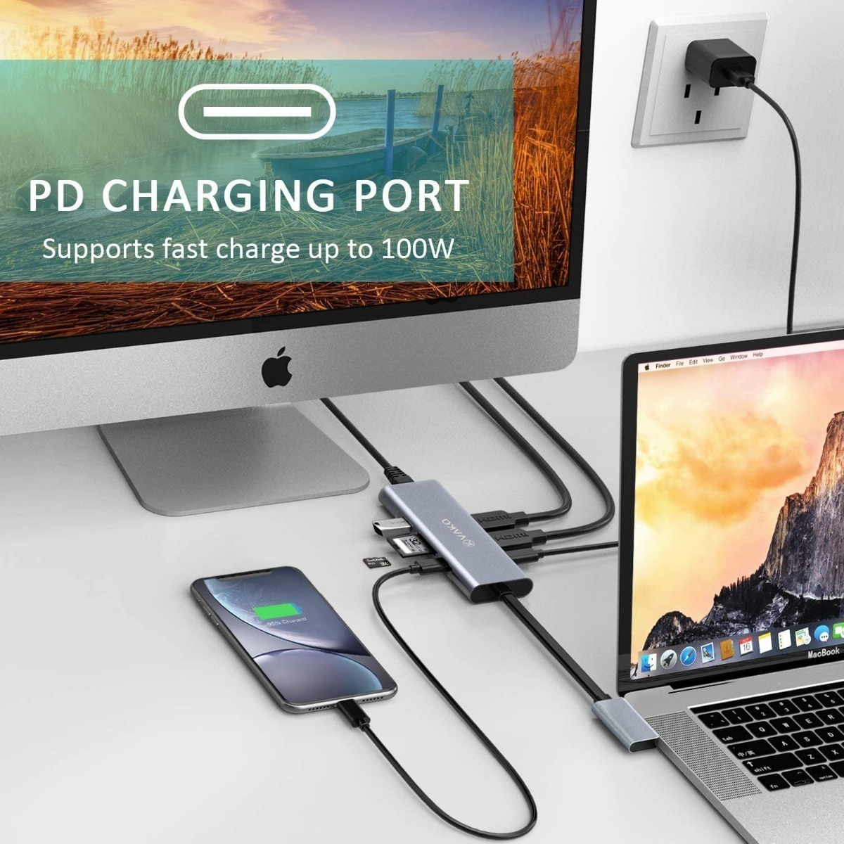 HUB VAKO USB C HDMI PARA MACBOOK PRO 14 M5 (2025) A3434 - 4