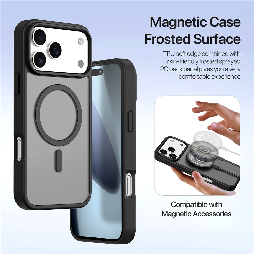 CASE + FLIP COVER (MAG) LEATHER PARA IPHONE 17 PRO MAX 6.9 - 6