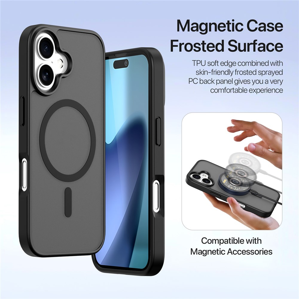 CASE + FLIP COVER (MAG) LEATHER PARA IPHONE 17 NORMAL 6.3 - 6
