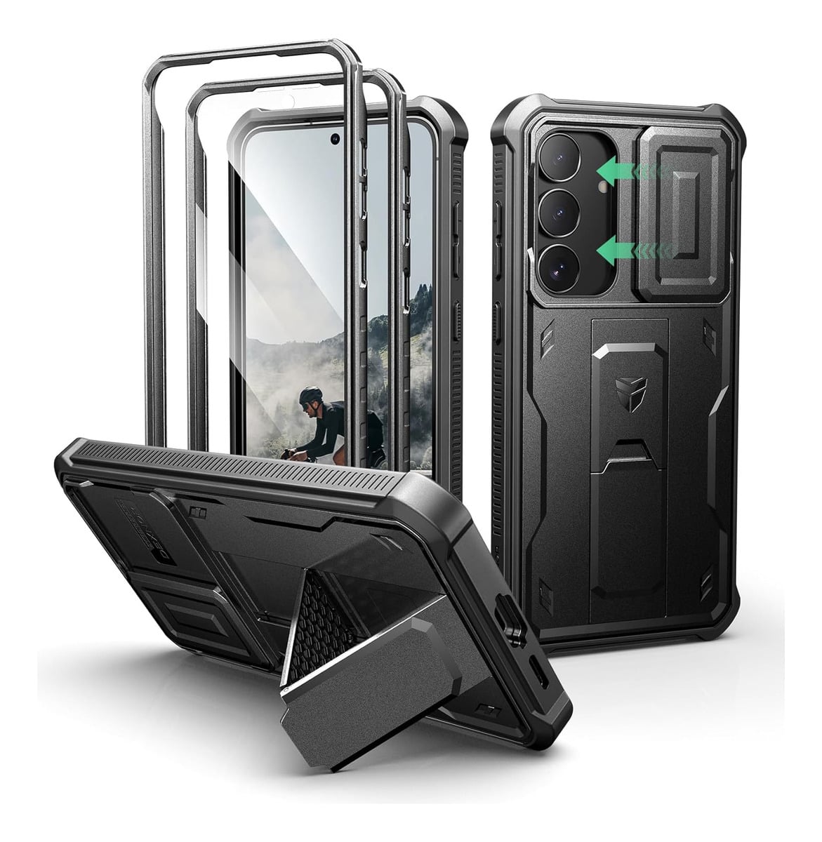 CASE PARA GALAXY S25 FE 5G PROTECTOR 360° DEXNOR (CON MICA) - 1