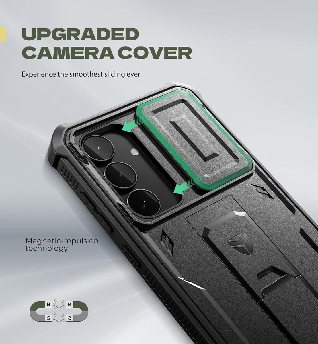 CASE PARA GALAXY S25 FE 5G PROTECTOR 360° DEXNOR (CON MICA) - 3