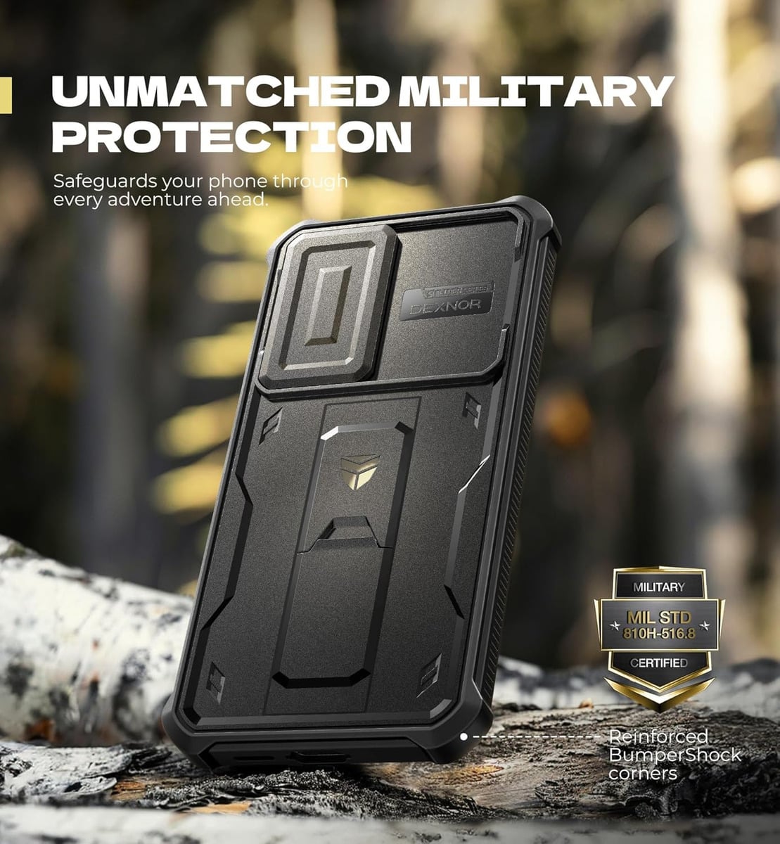 CASE PARA GALAXY S25 FE 5G PROTECTOR 360° DEXNOR (CON MICA) - 5