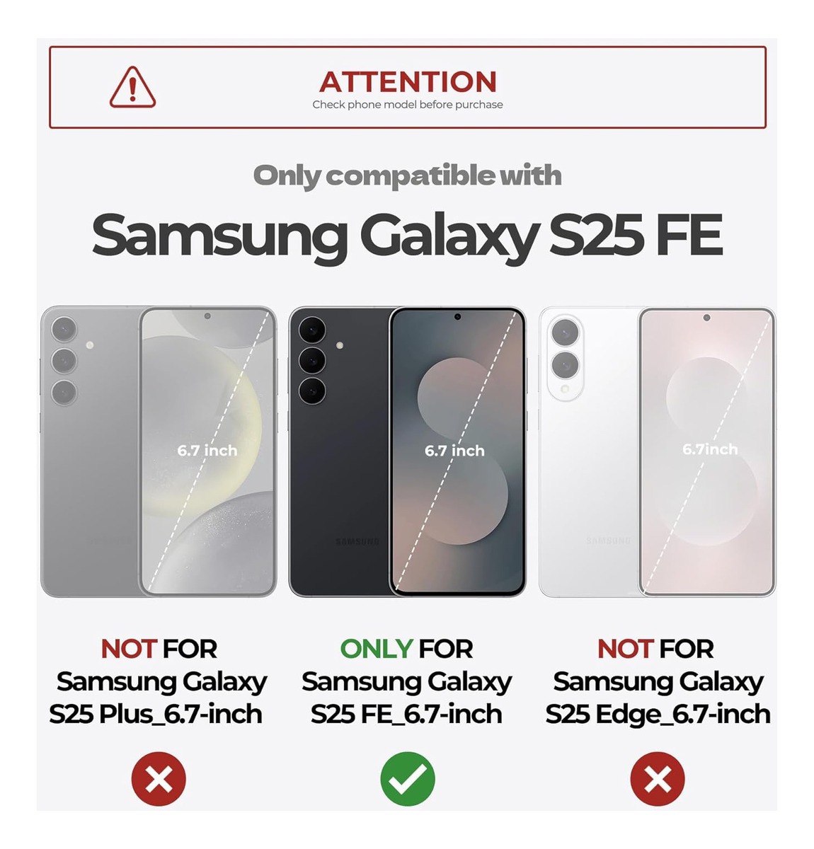 CASE PARA GALAXY S25 FE 5G PROTECTOR 360° DEXNOR (CON MICA) - 6