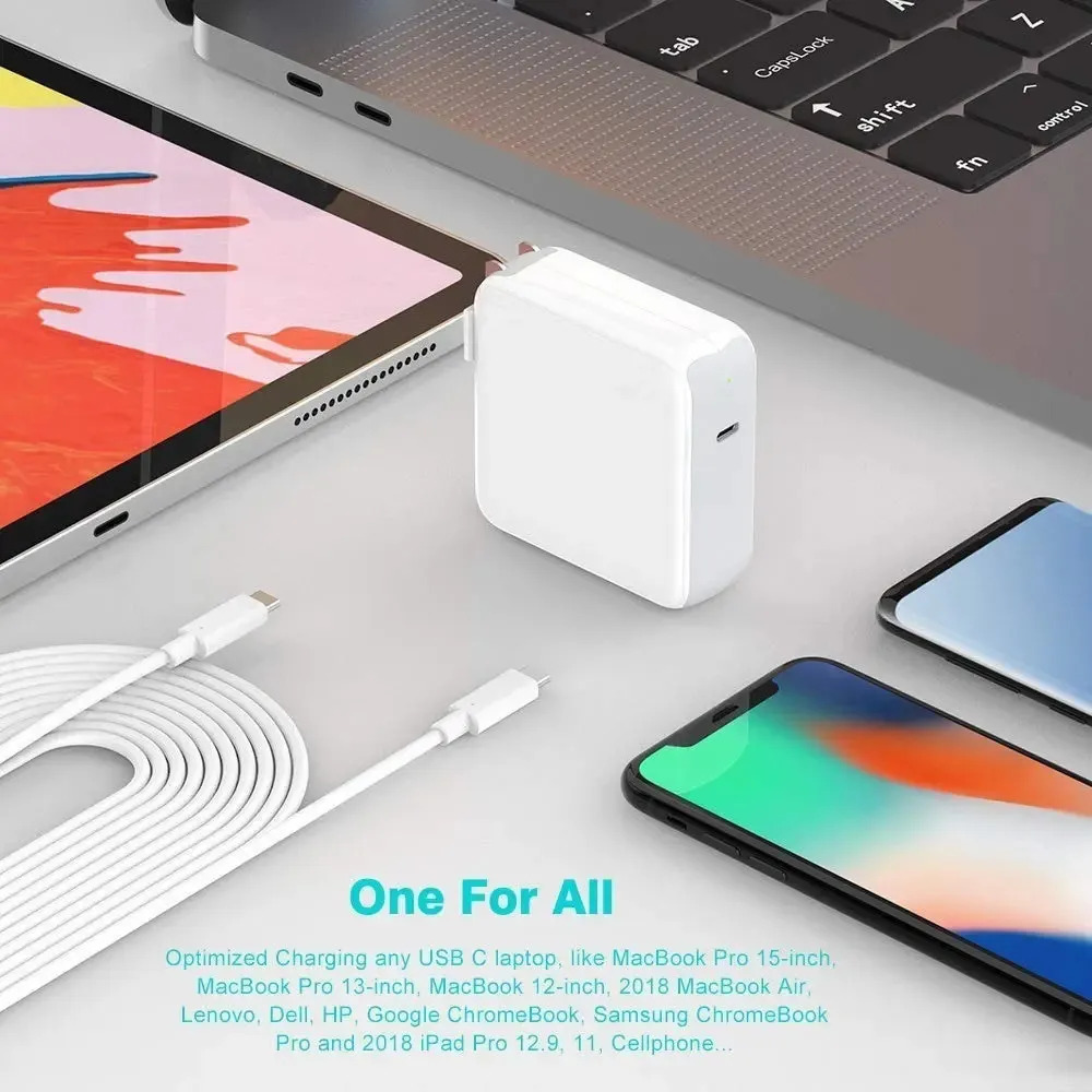 CARGADOR DE PARED SZPOWER USB C 87W PARA MACBOOK NEO 13 (2026) A3404 - 5