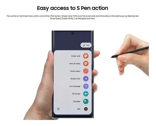 SAMSUNG LÁPIZ S-PEN STYLUS PARA GALAXY S22 ULTRA GRAPHITE - 5