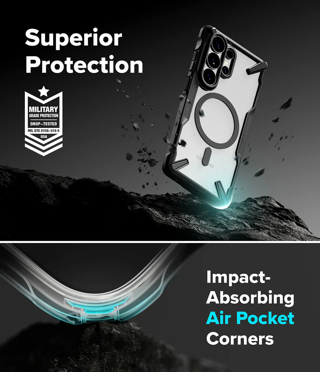 CASE RINGKE FUSION X (MAG) PARA GALAXY S26 ULTRA BLACK - 4