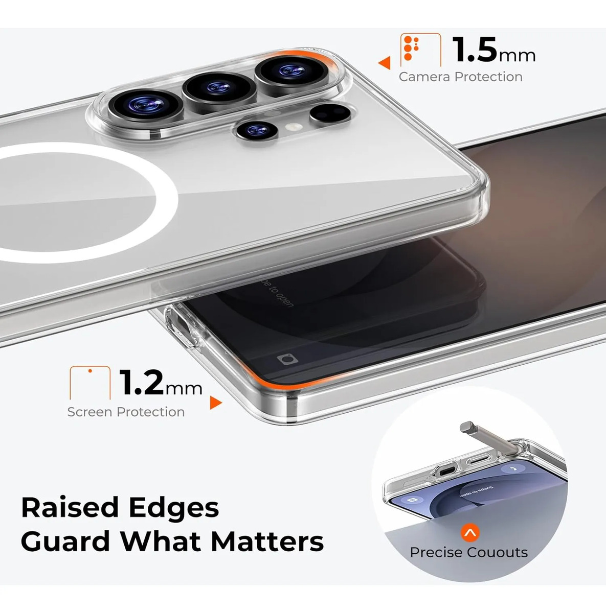 CASE BENKS CRYSTAL (MAG) PARA GALAXY S26 ULTRA (2026) CLEAR - 5