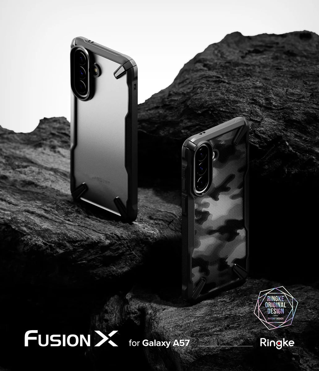 CASE RINGKE FUSION X PARA GALAXY A57 5G (2026) BLACK - 4