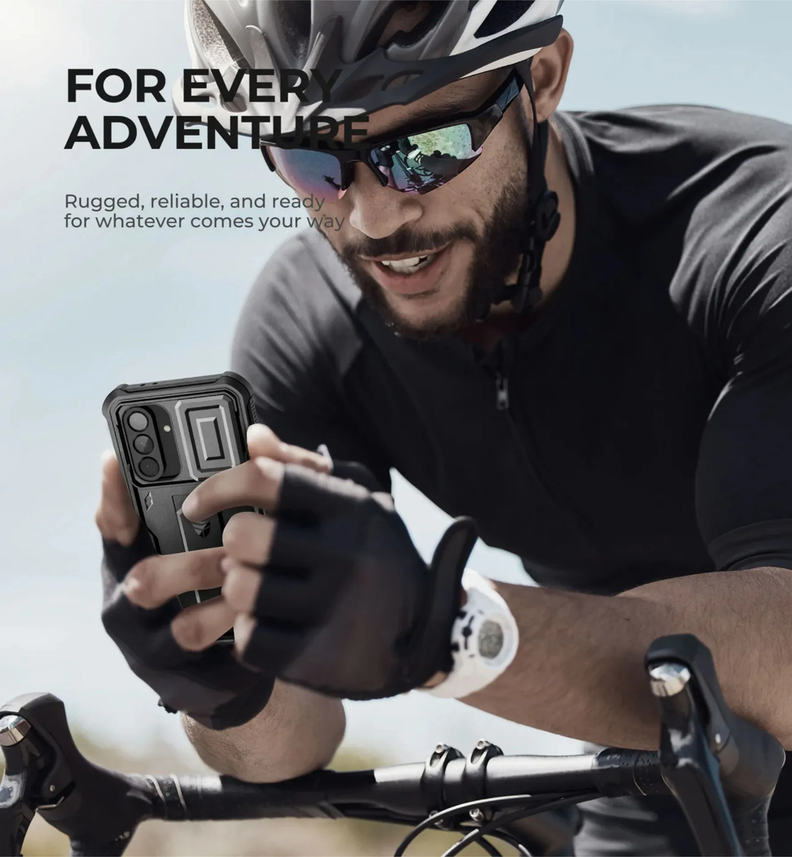 CASE DEXNOR PARA GALAXY A57 5G 2026 PROTECTOR 360° NEGRO - 5