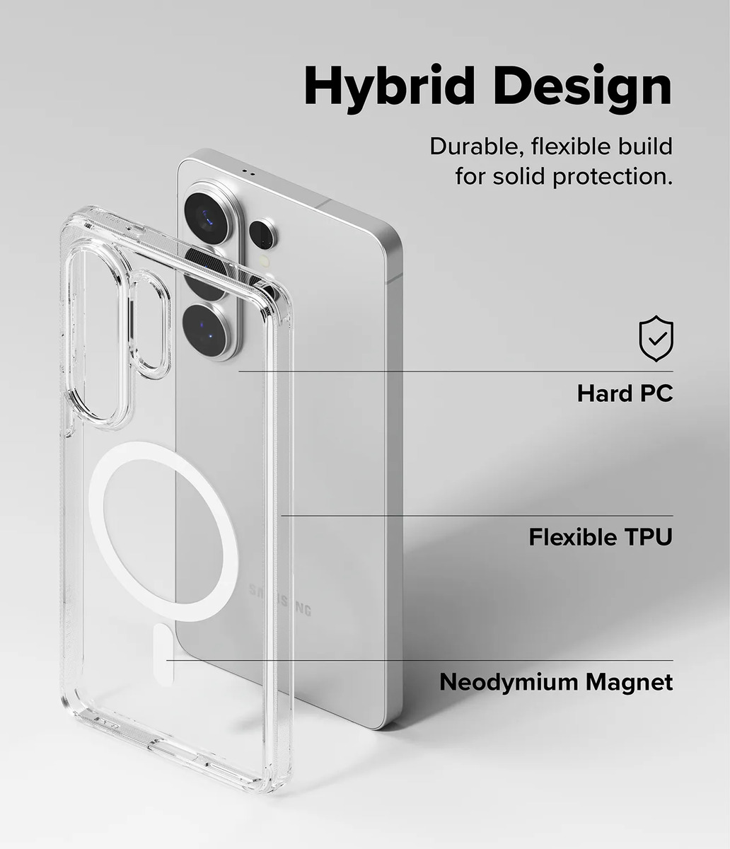 CASE RINGKE FUSION (MAG) PARA GALAXY S26 ULTRA CLEAR - 6