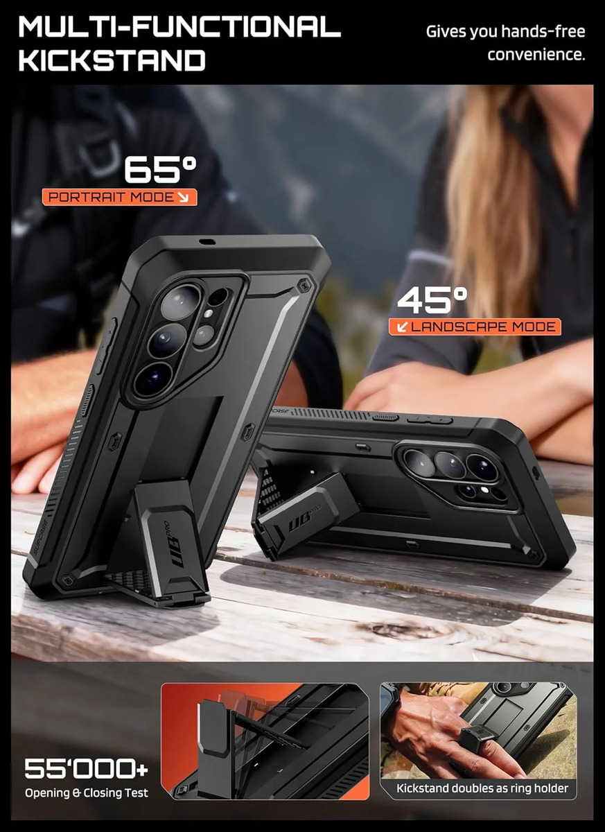 CASE SUPCASE UB PRO 360° PARA GALAXY S26 ULTRA BLACK + MICA - 6