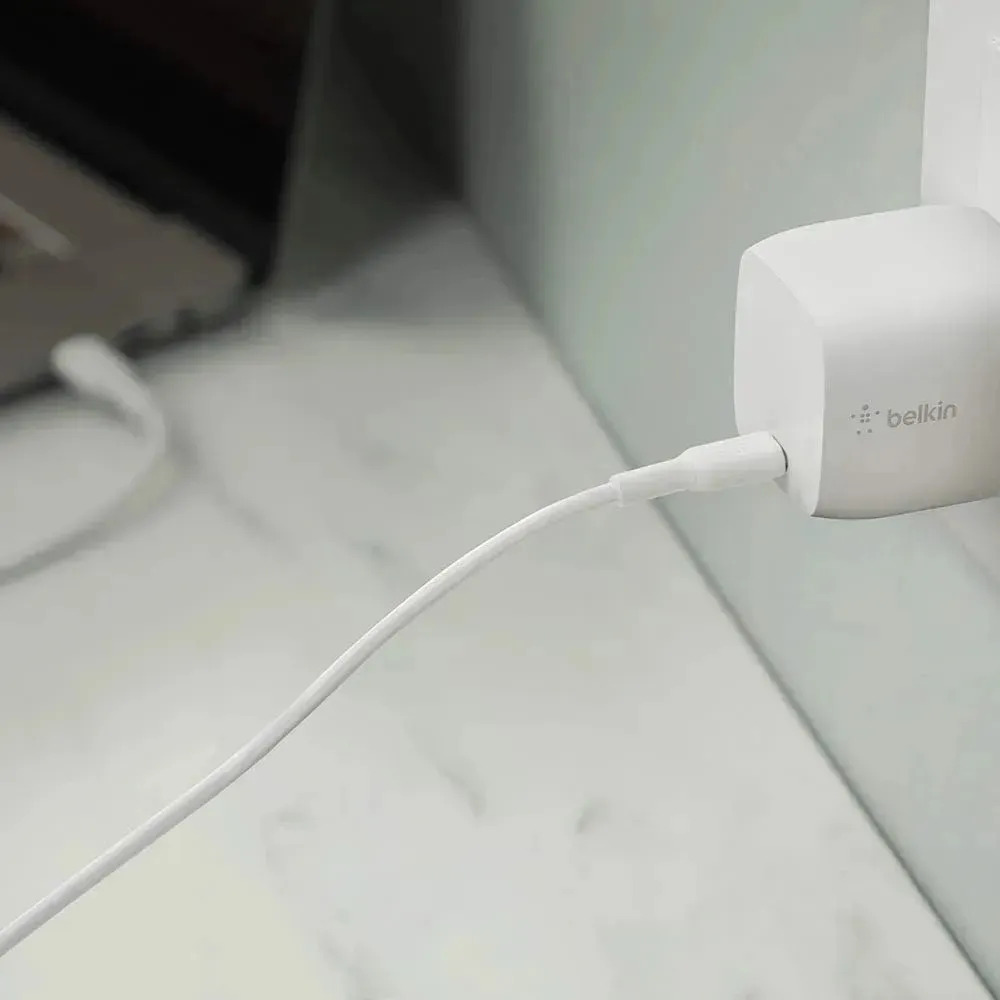 CARGADOR DE PARED BELKIN 30W PARA IPHONE 17E (2026) (CUBO) - 5