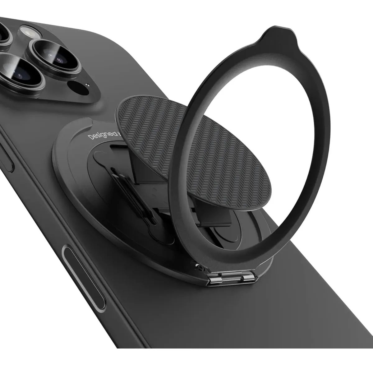HOLDER PARANTE BENKS KEVLAR (MAG) PARA IPHONE 13 PRO MAX 6.7 / IPHONE 13 PRO 6.1 / IPHONE 13 NORMAL 6.1 / IPHONE 13 MINI 5.4 - 1