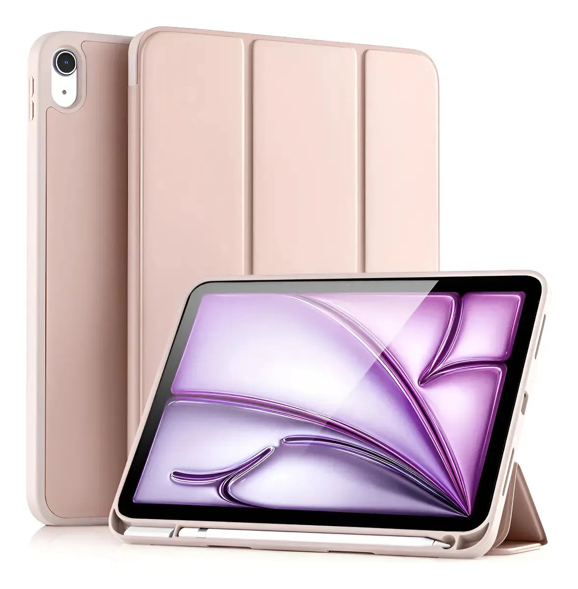 FUNDA SMART CASE PARA IPAD AIR 11 M4 CHIP (2026) A3459 A3460 A3463 ROSE - 1