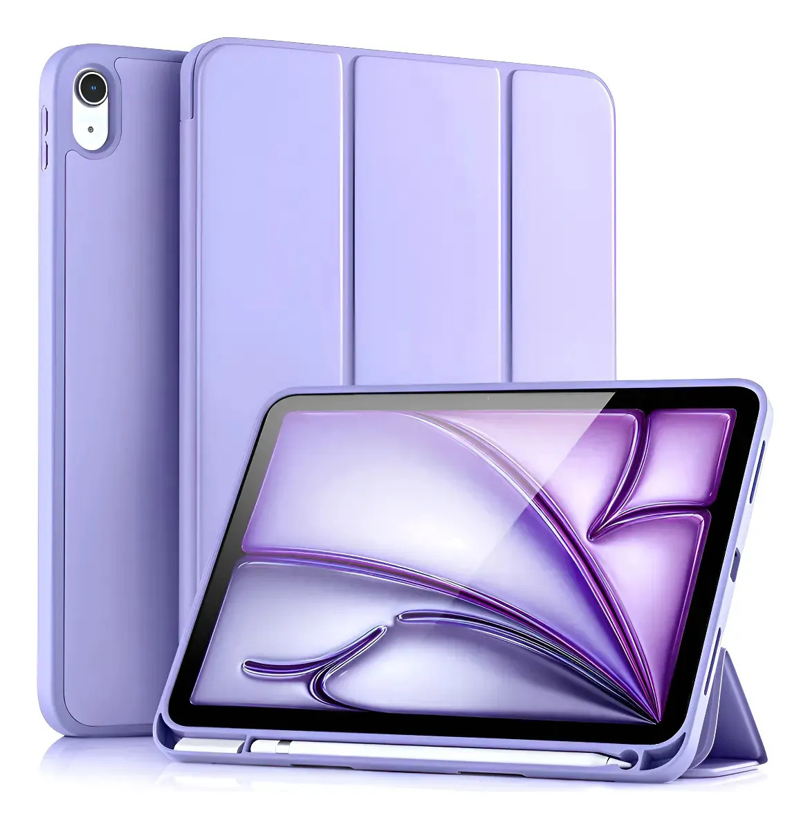 FUNDA SMART CASE PARA IPAD AIR 11 M4 CHIP (2026) A3459 A3460 A3463 LILA - 1