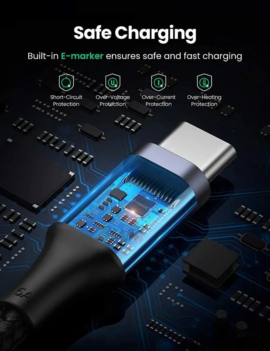 CABLE UGREEN USB-C 100W 2M PARA MACBOOK NEO 13 (2026) A3404 - 6