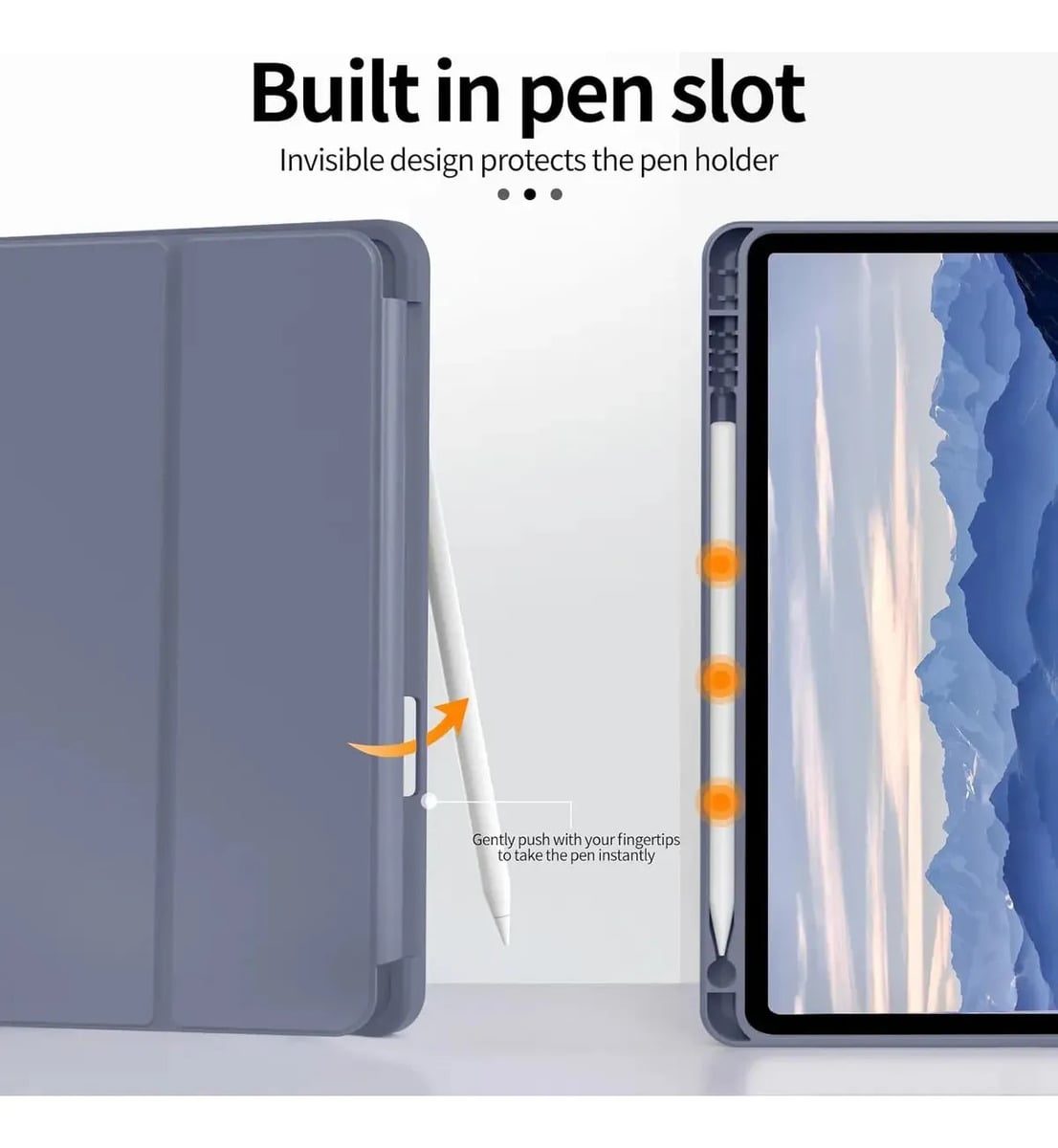 FUNDA SMART CASE PARA IPAD AIR 11 M4 CHIP (2026) A3459 A3460 A3463 ACERO - 2