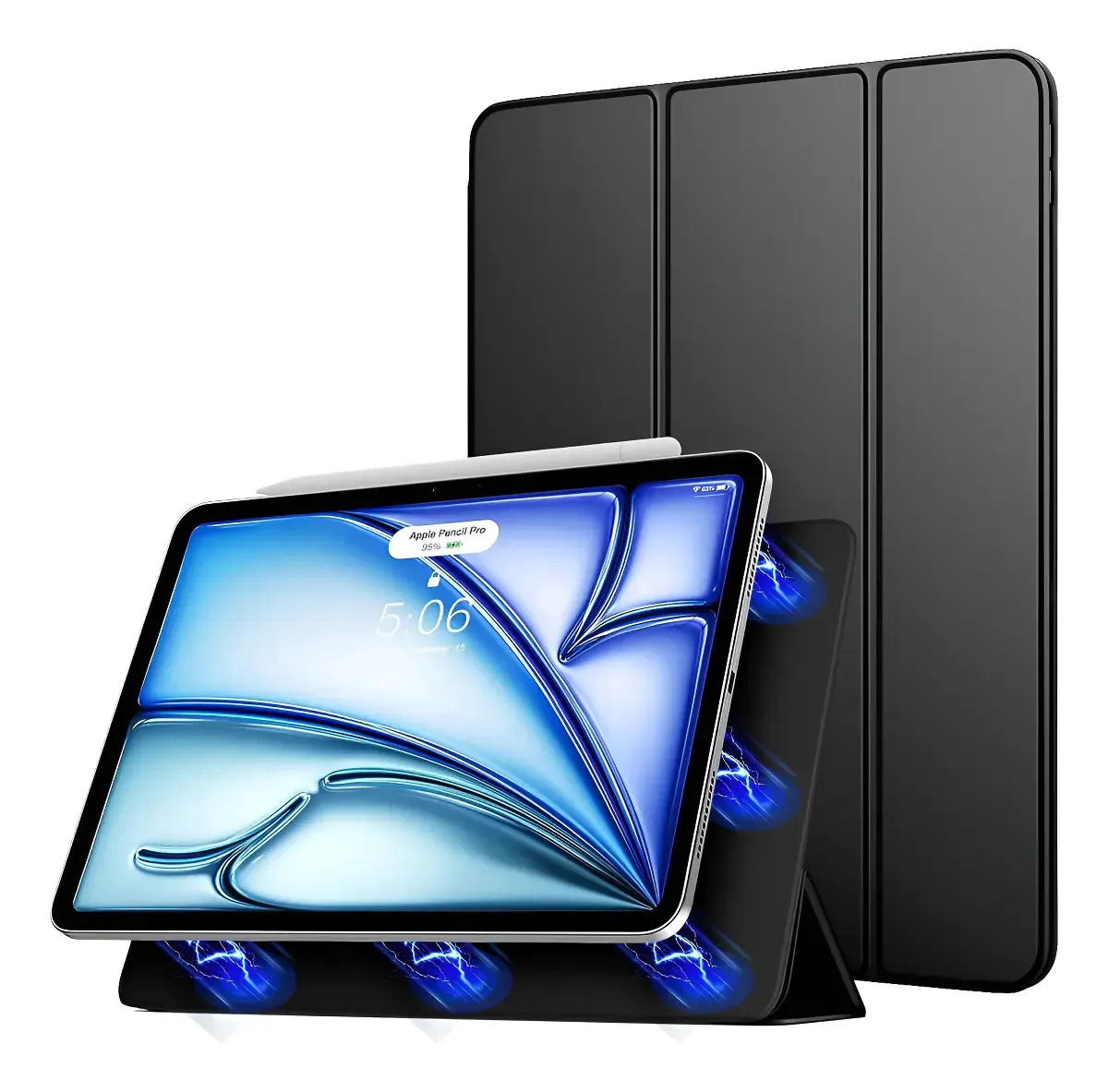 MOKO SMART FOLIO PARA IPAD AIR 13 M4 CHIP (2026) A3461 A3462 A3464 NEGRO - 1