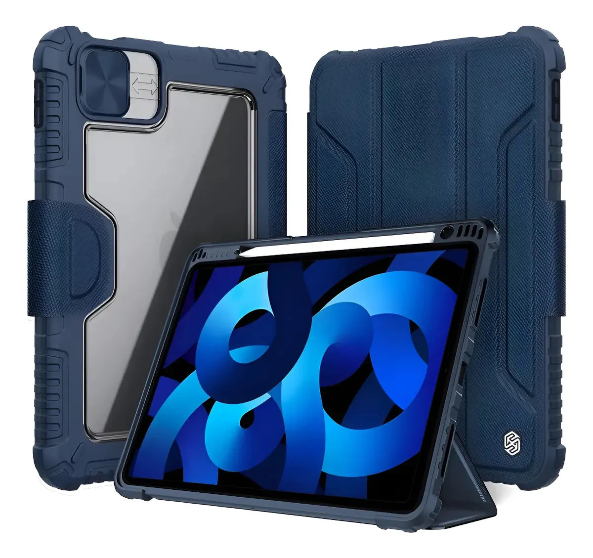 CASE NILLKIN BUMPER PARA IPAD AIR 11 M4 CHIP (2026) A3459 A3460 A3463 NAVY - 1