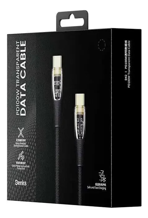 CABLE D NYLON BENKS 100W PARA MACBOOK NEO 13 (2026) A3404 - 6
