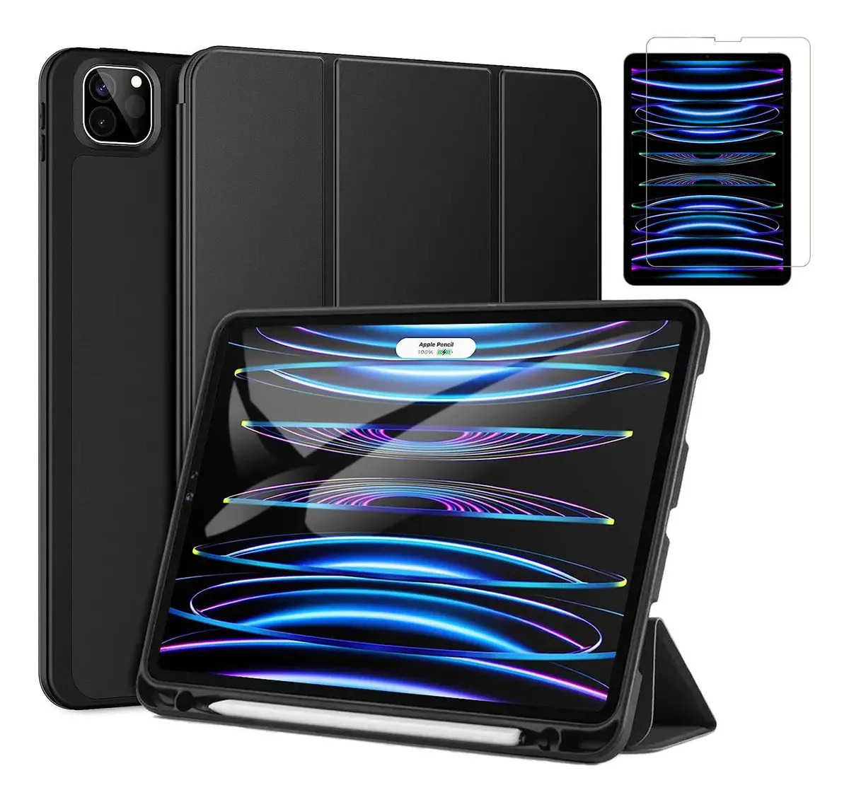 PACK MICA + SMART CASE PARA IPAD AIR 13 M4 CHIP (2026) A3461 A3462 A3464 - 1