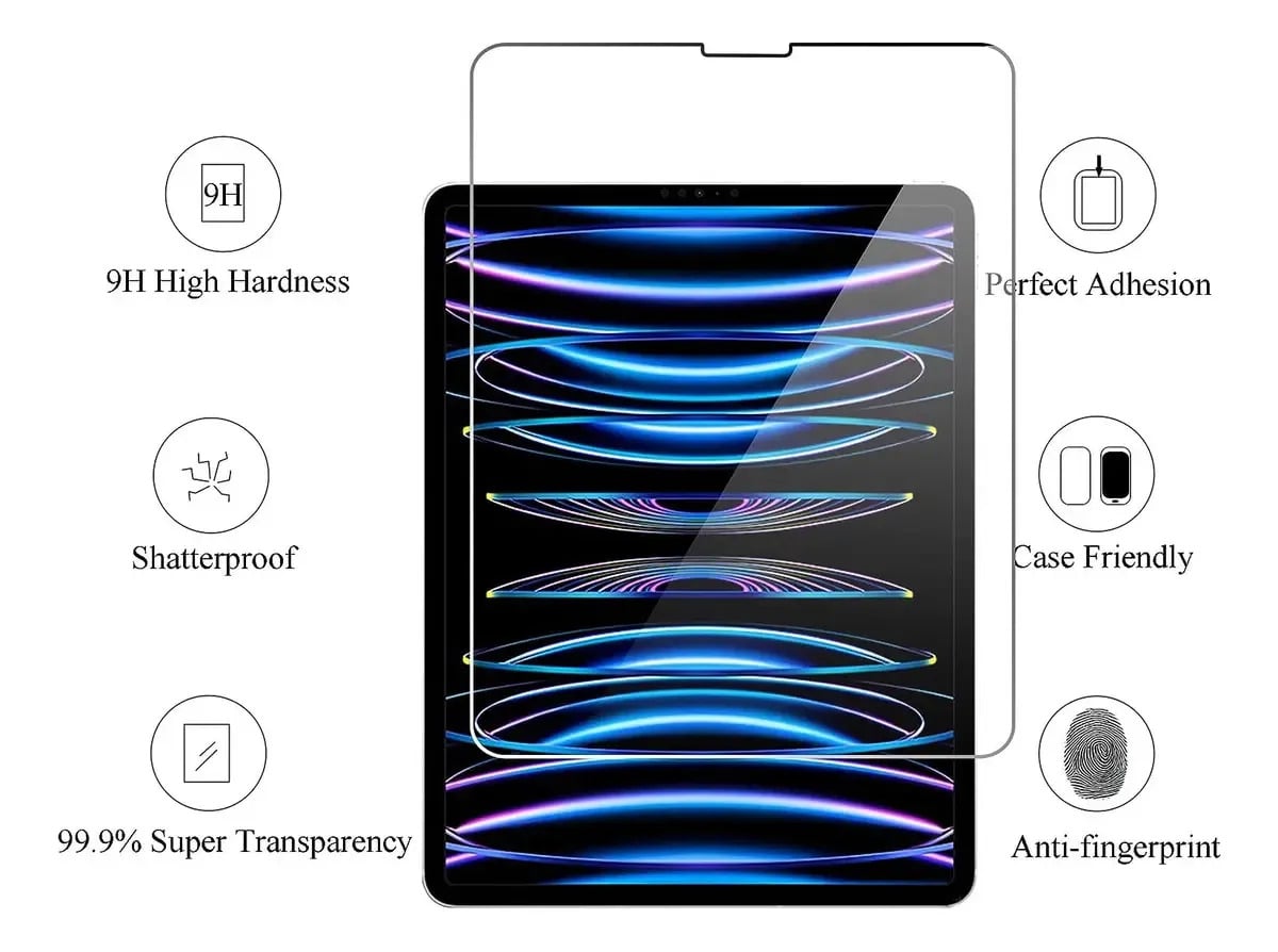 PACK MICA + SMART CASE PARA IPAD AIR 13 M4 CHIP (2026) A3461 A3462 A3464 - 2