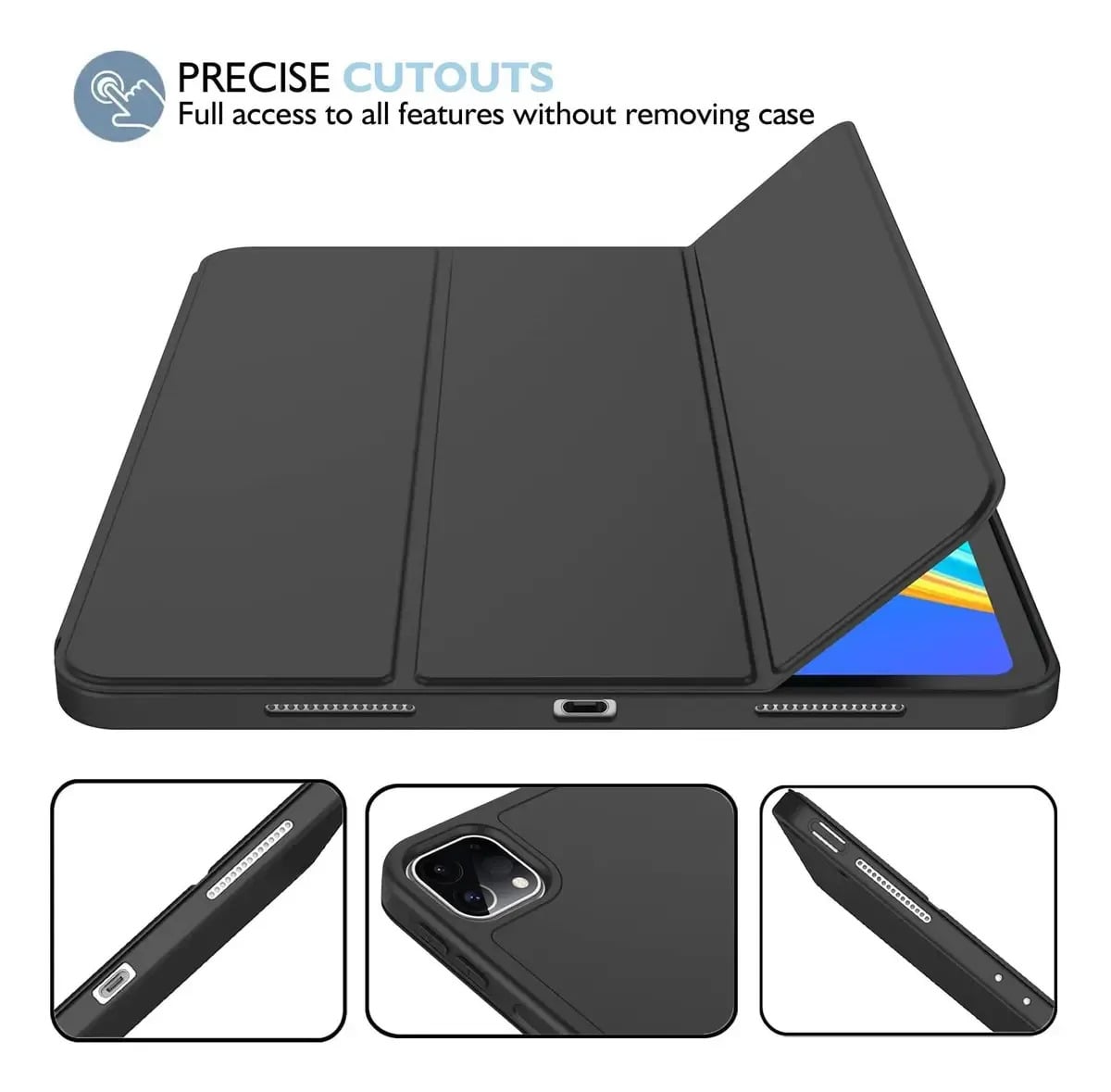 PACK MICA + SMART CASE PARA IPAD AIR 13 M4 CHIP (2026) A3461 A3462 A3464 - 4