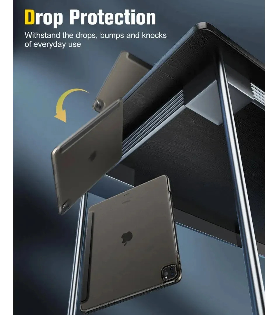 CASE MOKO SMARTSHELL PARA IPAD AIR 13 M4 CHIP (2026) A3461 A3462 A3464 NEGRO - 6