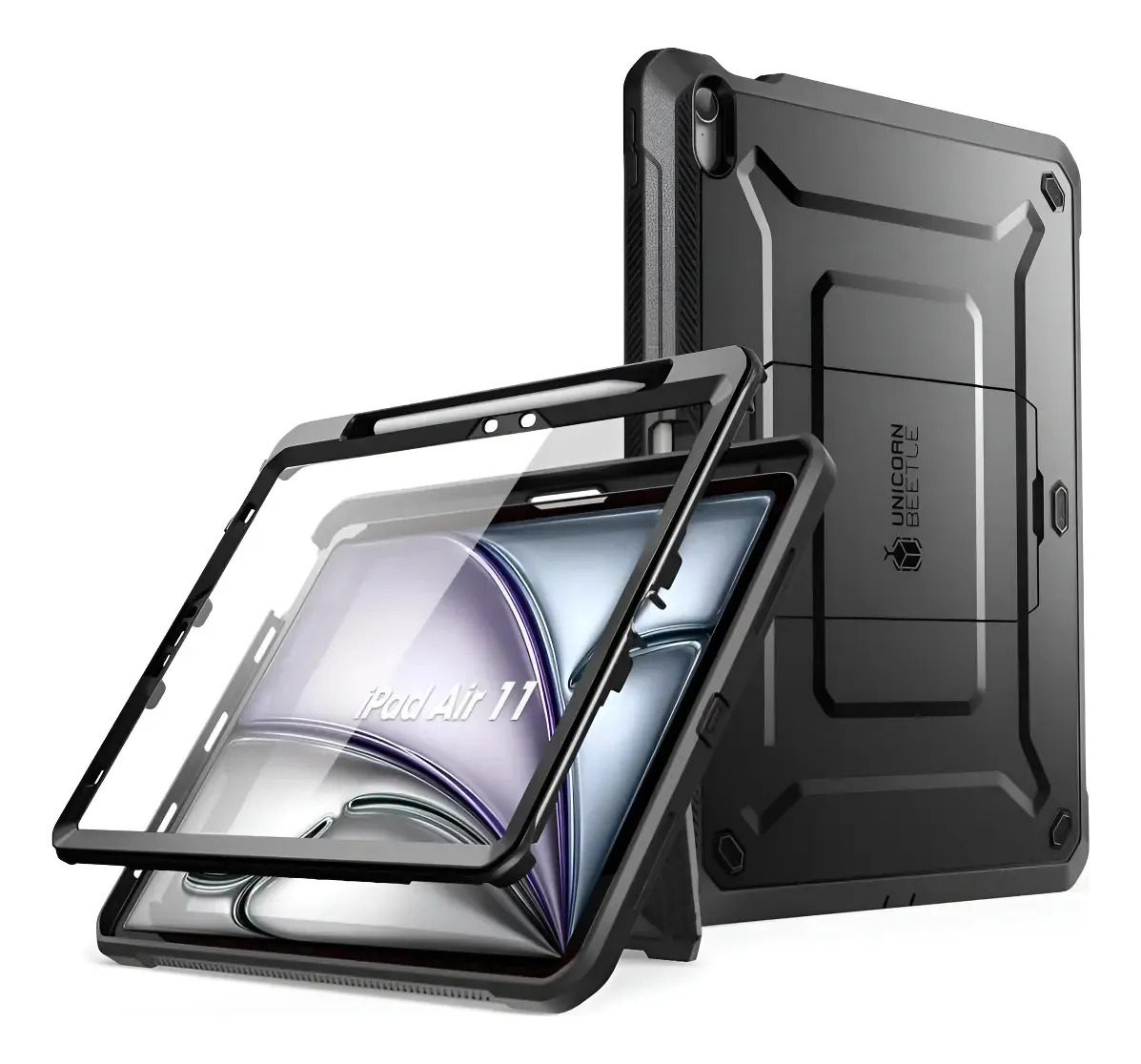 CASE SUPCASE 360° PARA IPAD AIR 11 M4 CHIP (2026) A3459 A3460 A3463 NEGRO - 1