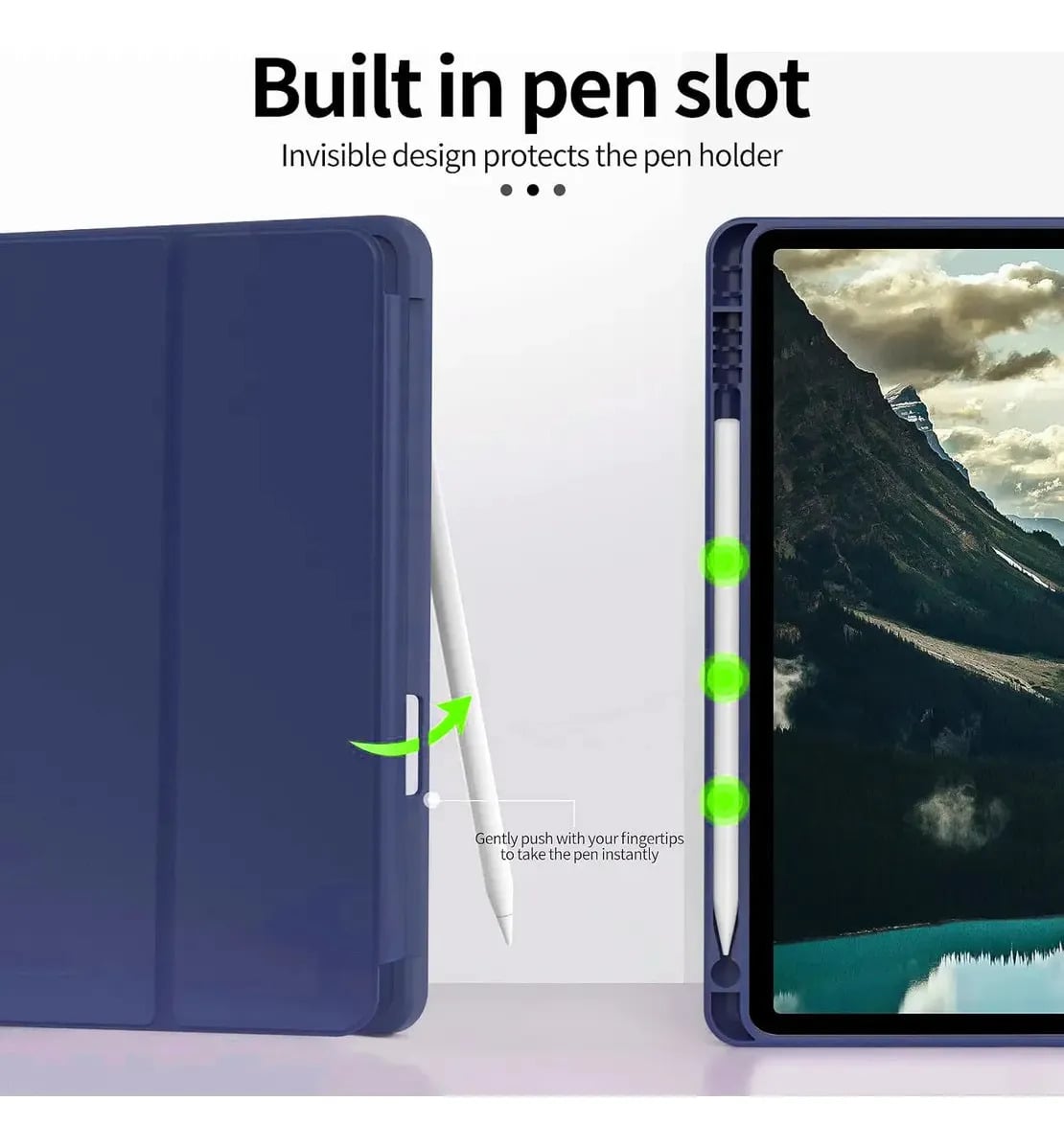 FUNDA SMART CASE PARA IPAD AIR 11 M4 CHIP (2026) A3459 A3460 A3463 NAVY - 5