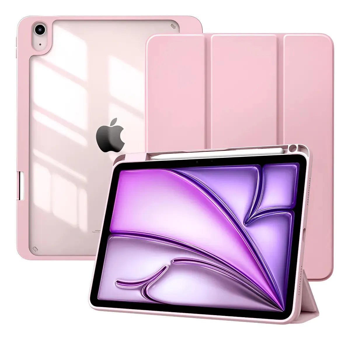 FUNDA CASE PARA IPAD AIR 11 M4 CHIP (2026) A3459 A3460 A3463 ROSA - 1
