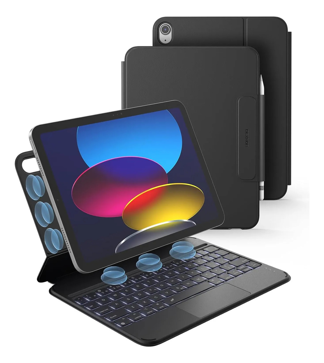 TECLADO DEXNOR (MAG) TOUCH PARA IPAD 10MA GEN A2696 A2757 - 1