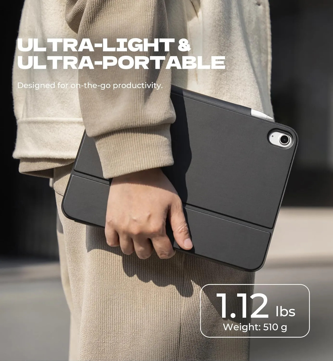 TECLADO DEXNOR (MAG) TOUCH PARA IPAD 10MA GEN A2696 A2757 - 4
