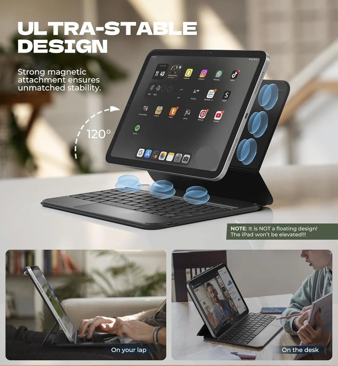 TECLADO DEXNOR (MAG) TOUCH PARA IPAD 10MA GEN A2696 A2757 - 6