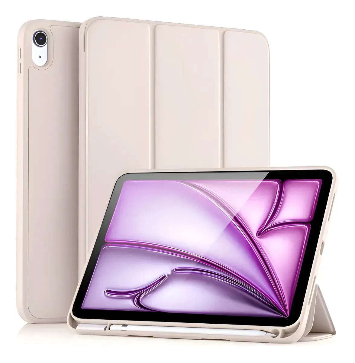 FUNDA SMART CASE PARA IPAD AIR 11 M4 CHIP (2026) A3459 A3460 A3463 SAND - 1