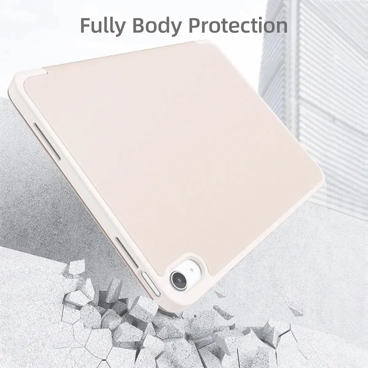 FUNDA SMART CASE PARA IPAD AIR 11 M4 CHIP (2026) A3459 A3460 A3463 SAND - 2