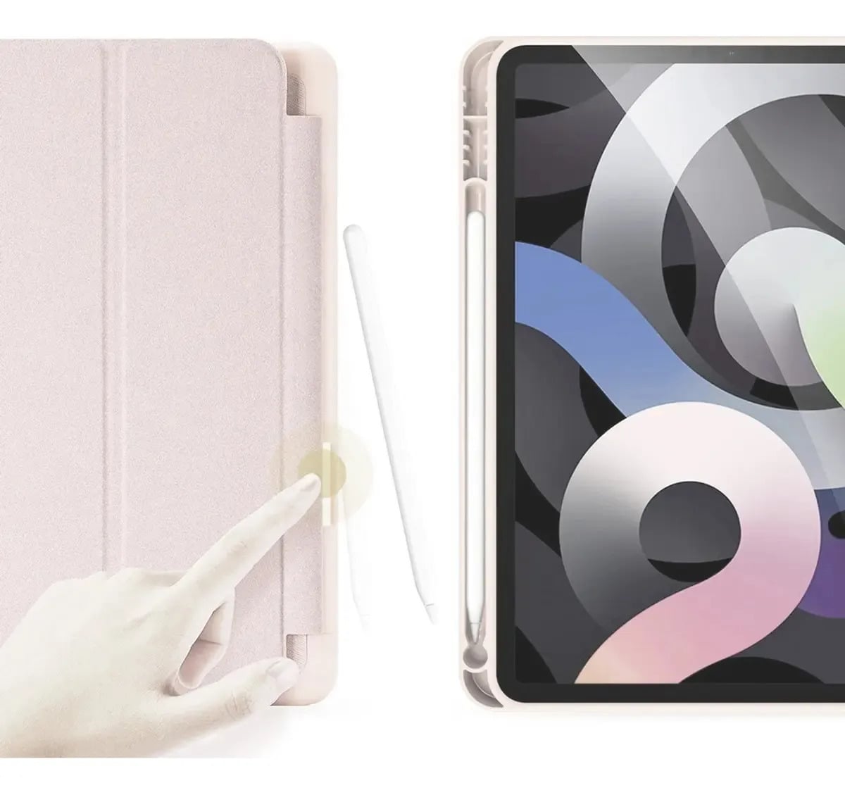 FUNDA SMART CASE PARA IPAD AIR 11 M4 CHIP (2026) A3459 A3460 A3463 SAND - 4