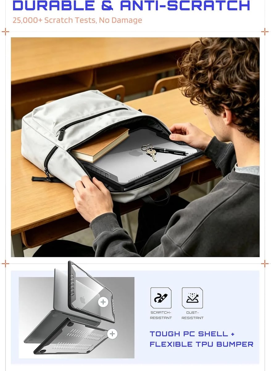CASE SUPCASE PROTECTOR PARA MACBOOK NEO 13 (2026) A3404 - 2